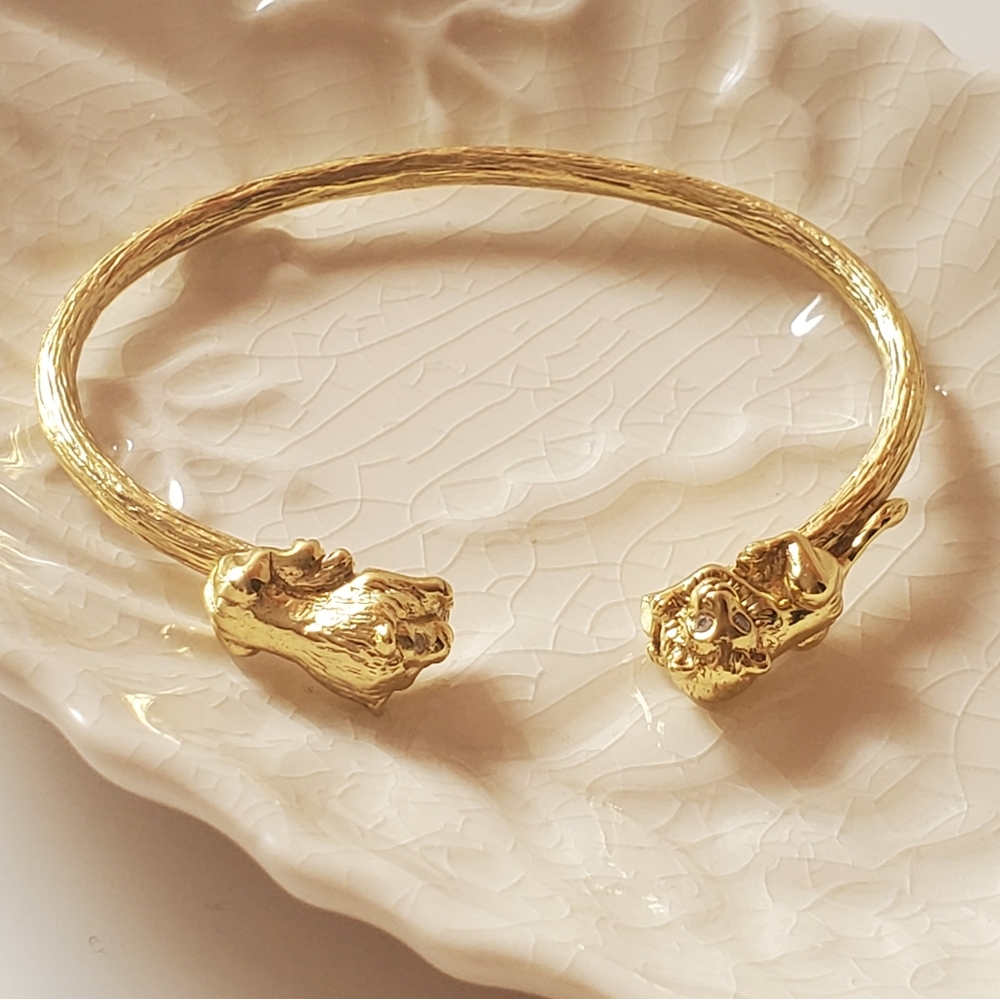 Anthropologie golden bangle